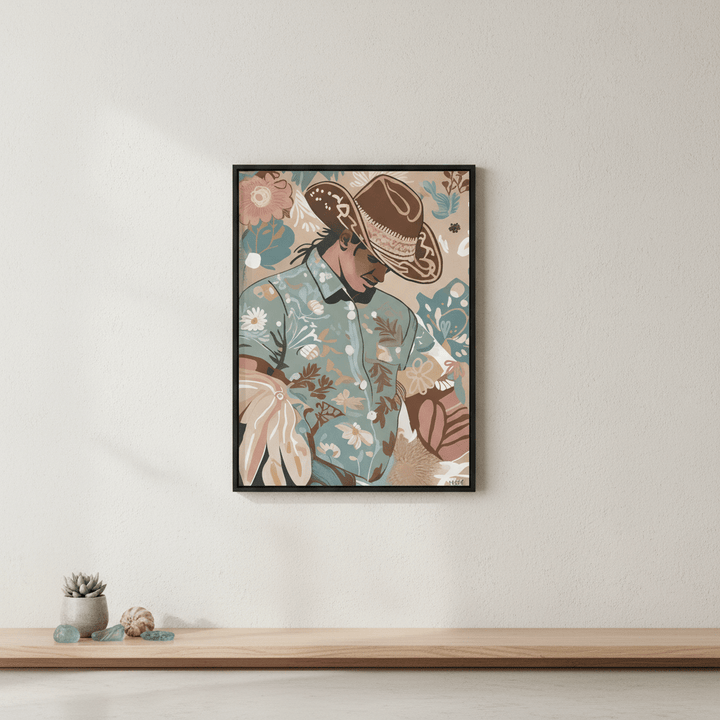 Madrid Cowboy by Inkheart Designs wall - art - picture - poster