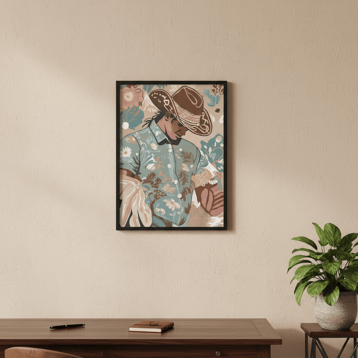 Madrid Cowboy by Inkheart Designs wall - art - picture - poster