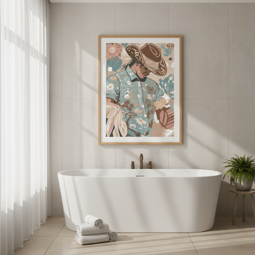 Madrid Cowboy by Inkheart Designs wall - art - picture - poster