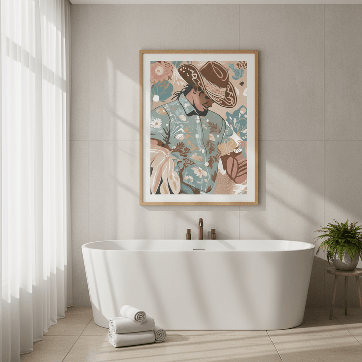 Madrid Cowboy by Inkheart Designs wall - art - picture - poster