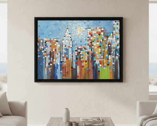 Manhattan Skyline by Ekaterina Ermilkina | Art & Canvas Print