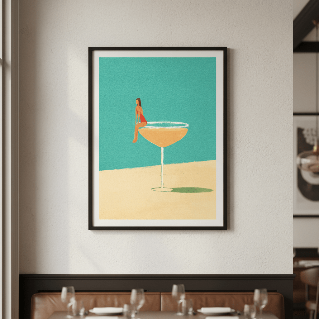 Margarita Girl by Henry Rivers wall - art - picture - poster