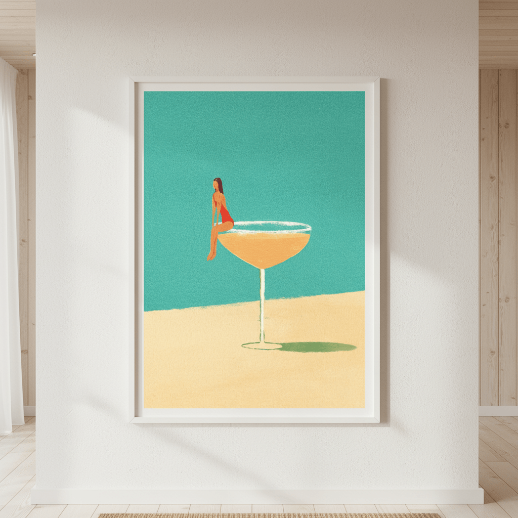 Margarita Girl by Henry Rivers wall - art - picture - poster