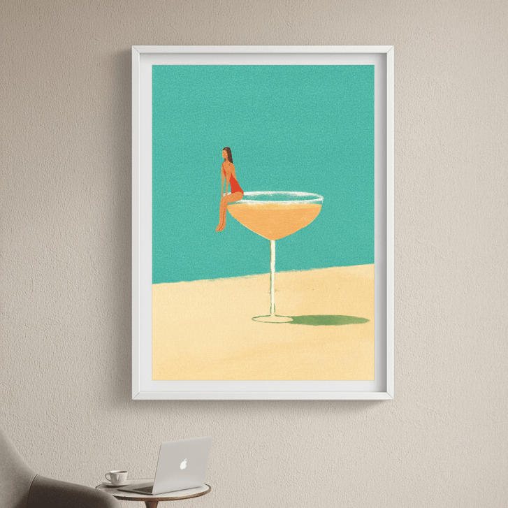 Margarita Girl by Henry Rivers wall - art - picture - poster