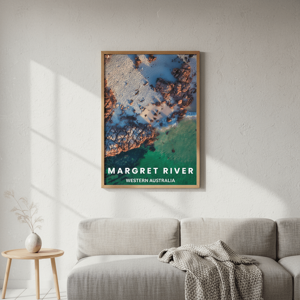 Margret River Travel Poster, Western Australia by L10 wall - art - picture - poster