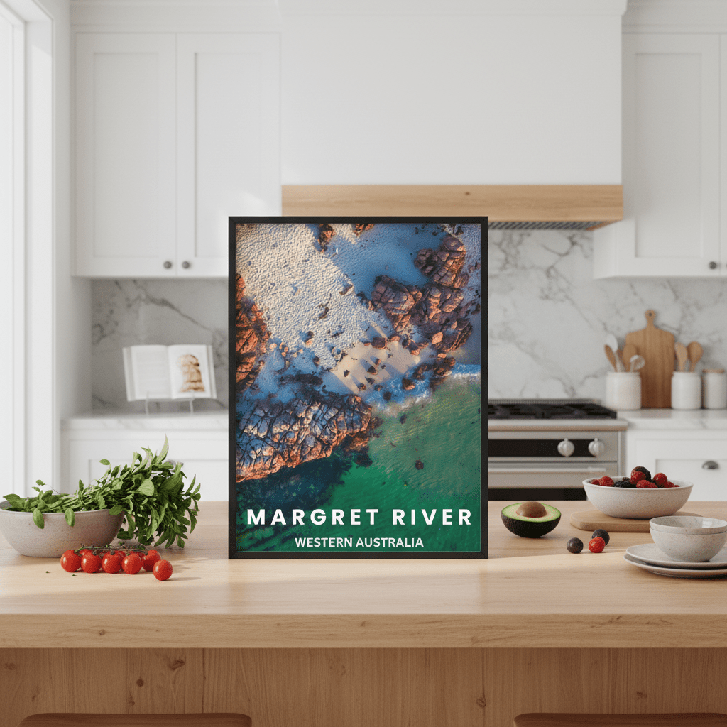 Margret River Travel Poster, Western Australia by L10 wall - art - picture - poster