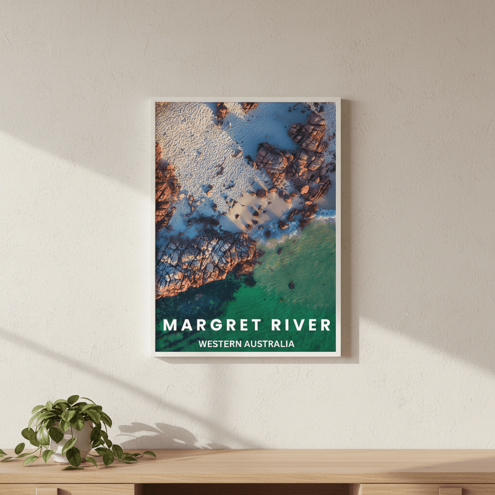 Margret River Travel Poster, Western Australia by L10 wall - art - picture - poster