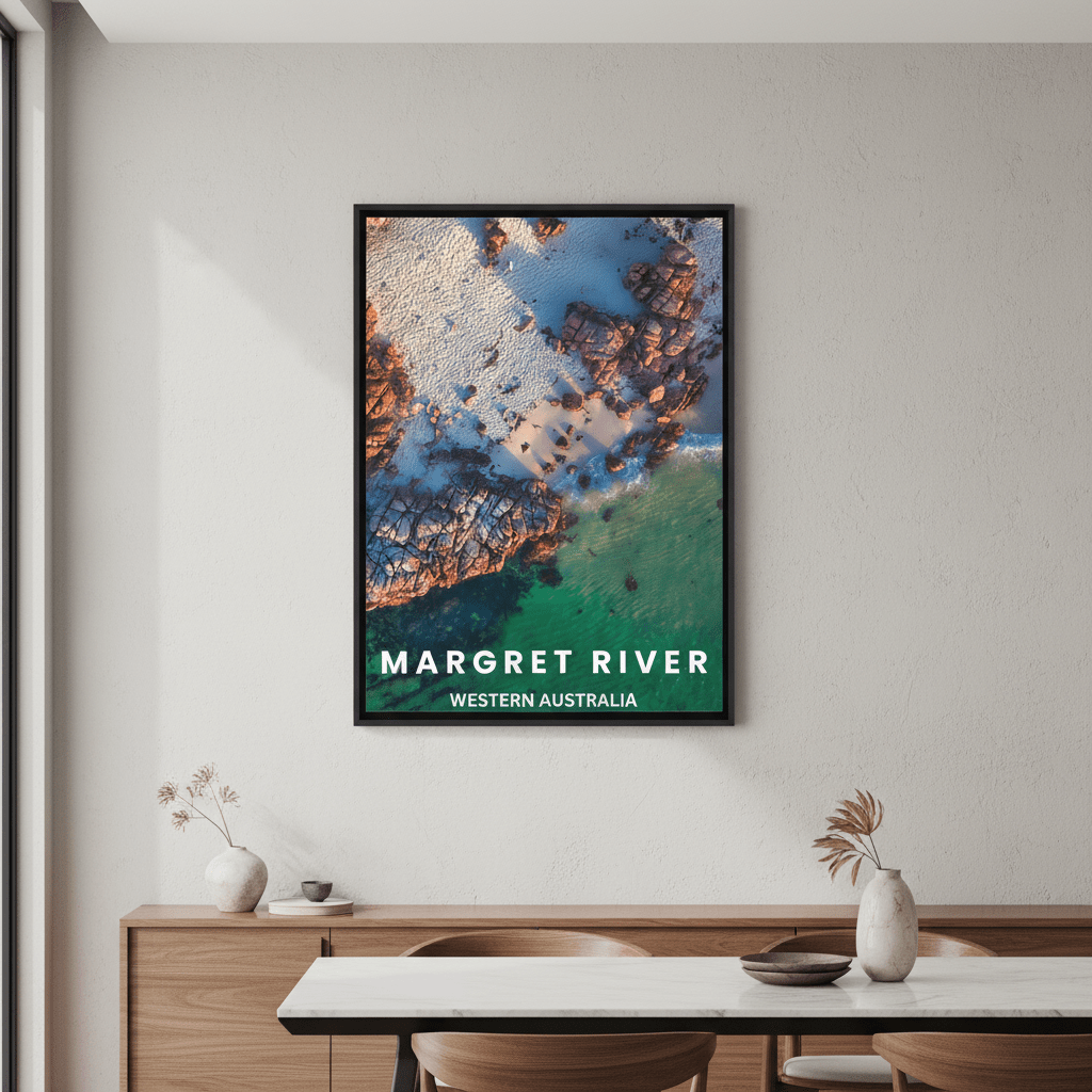 Margret River Travel Poster, Western Australia by L10 wall - art - picture - poster