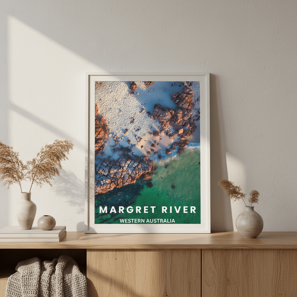 Margret River Travel Poster, Western Australia by L10 wall - art - picture - poster