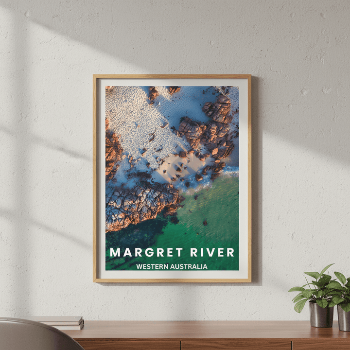Margret River Travel Poster, Western Australia by L10 wall - art - picture - poster