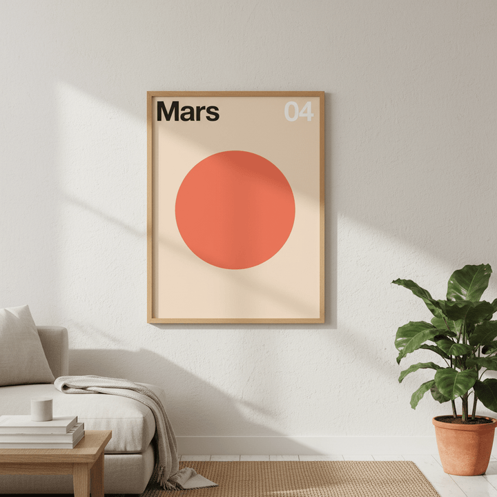 Mars by Florent Bodart wall - art - picture - poster