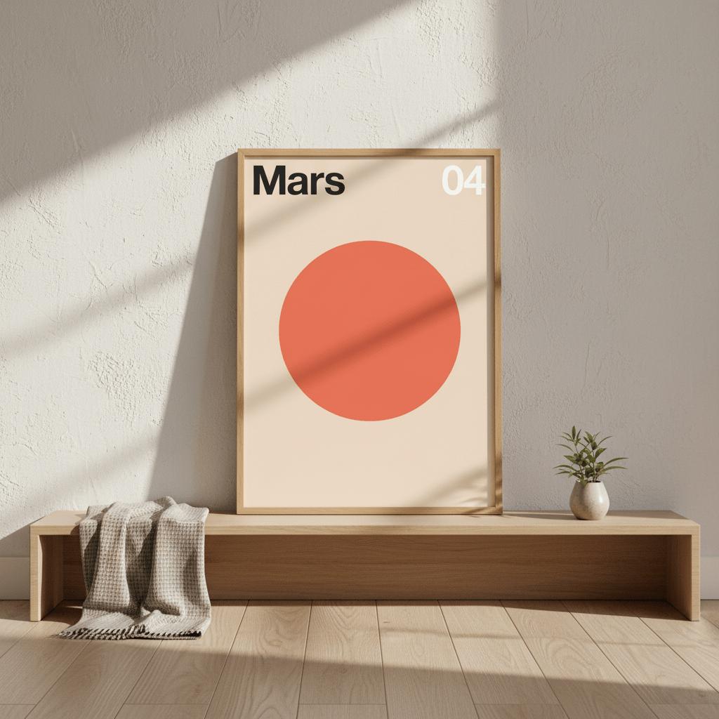 Mars by Florent Bodart wall - art - picture - poster