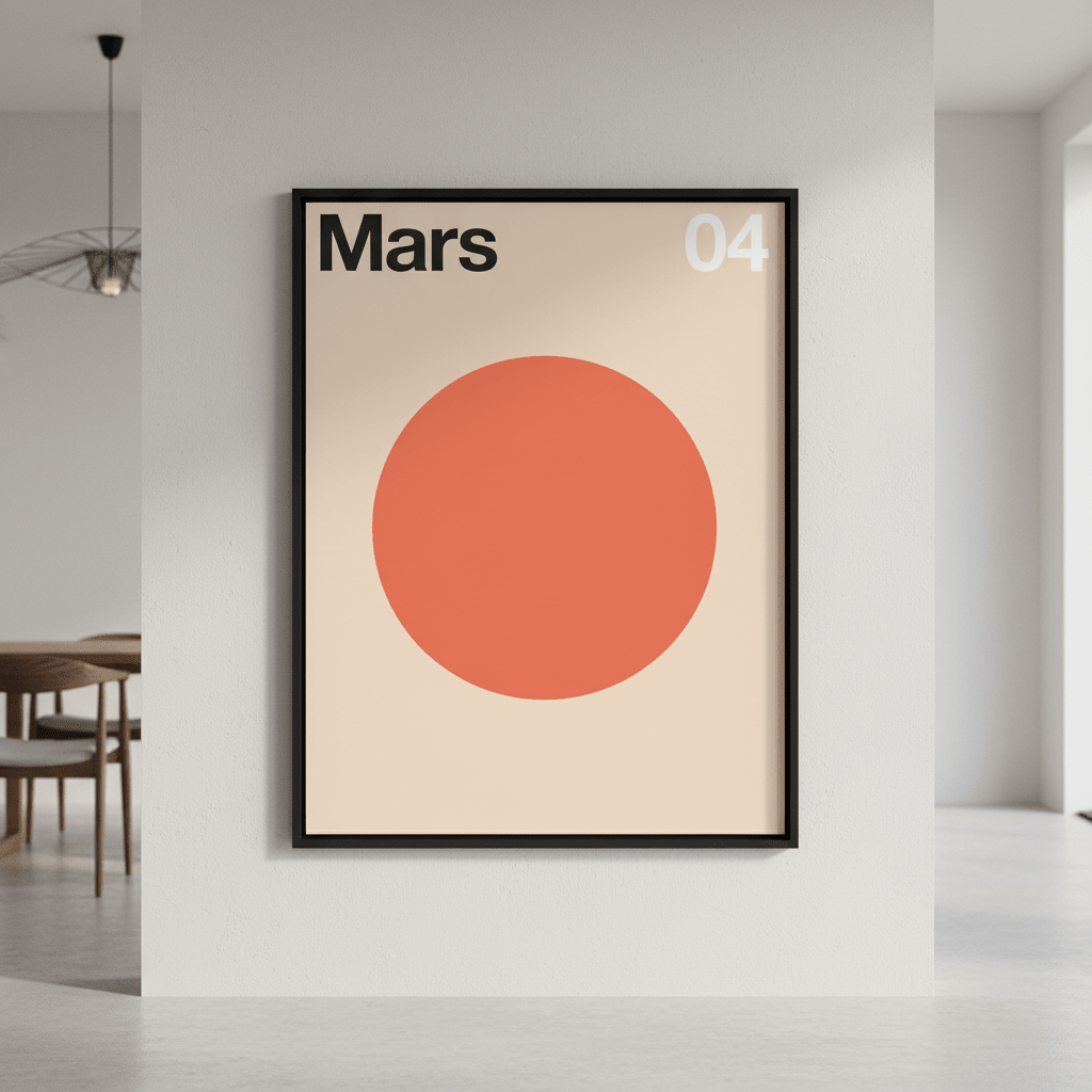 Mars by Florent Bodart wall - art - picture - poster