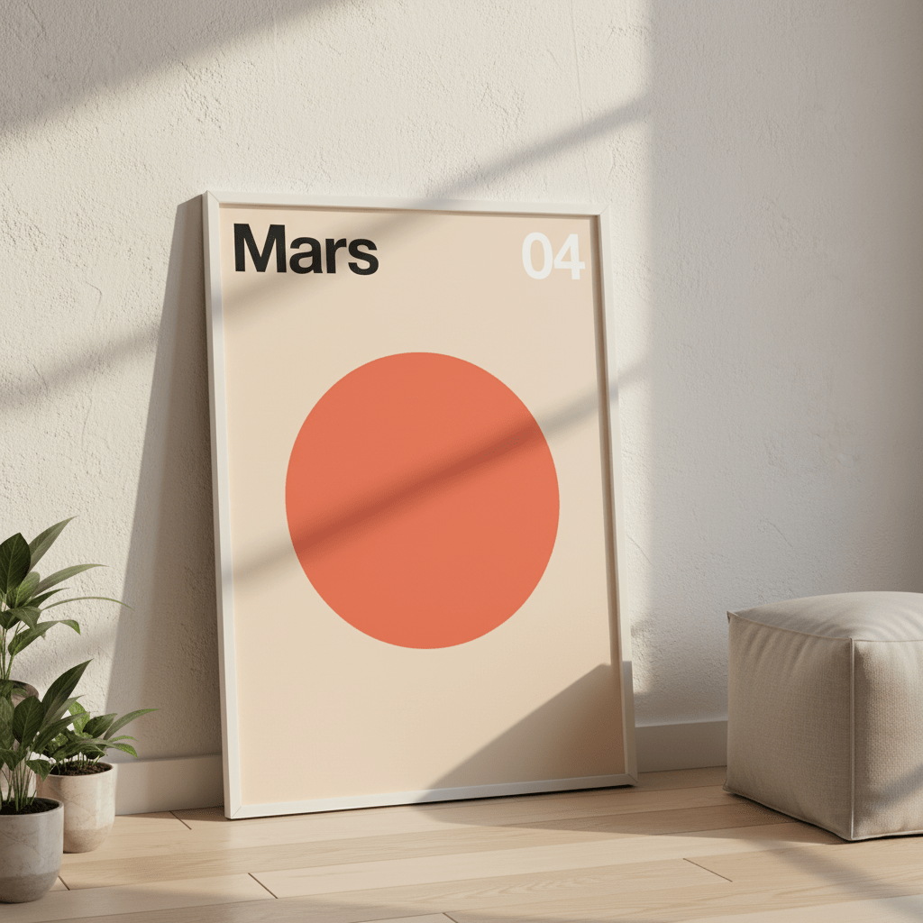 Mars by Florent Bodart wall - art - picture - poster