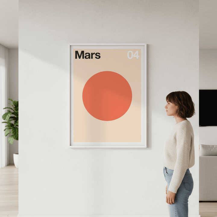 Mars by Florent Bodart wall - art - picture - poster