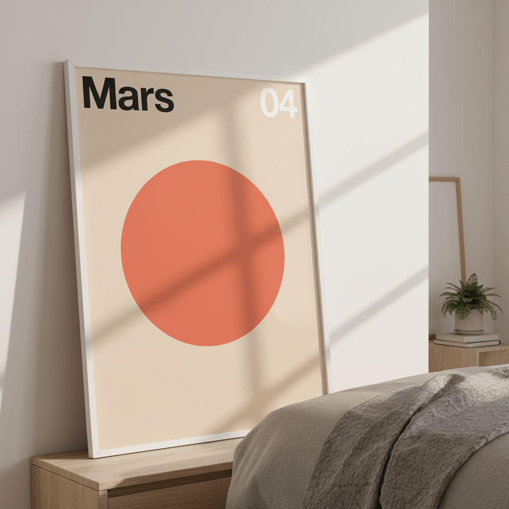 Mars by Florent Bodart wall - art - picture - poster