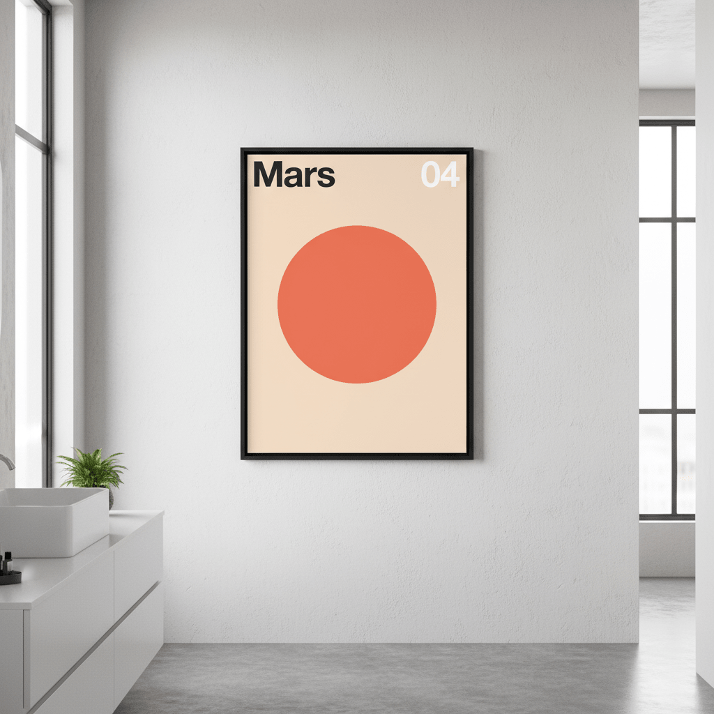 Mars by Florent Bodart wall - art - picture - poster