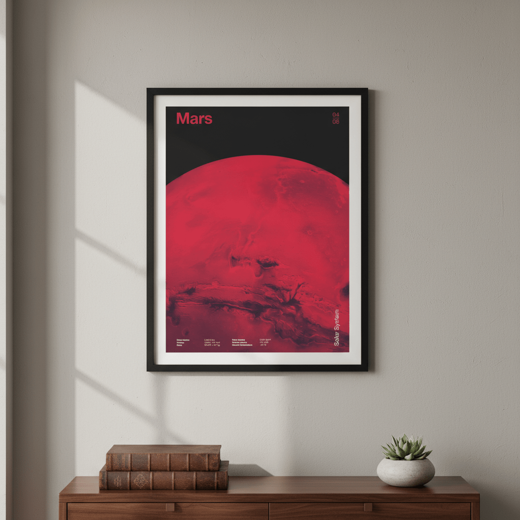 Mars - Futuristic Japan by Florent Bodart wall - art - picture - poster