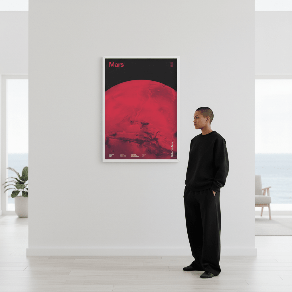 Mars - Futuristic Japan by Florent Bodart wall - art - picture - poster