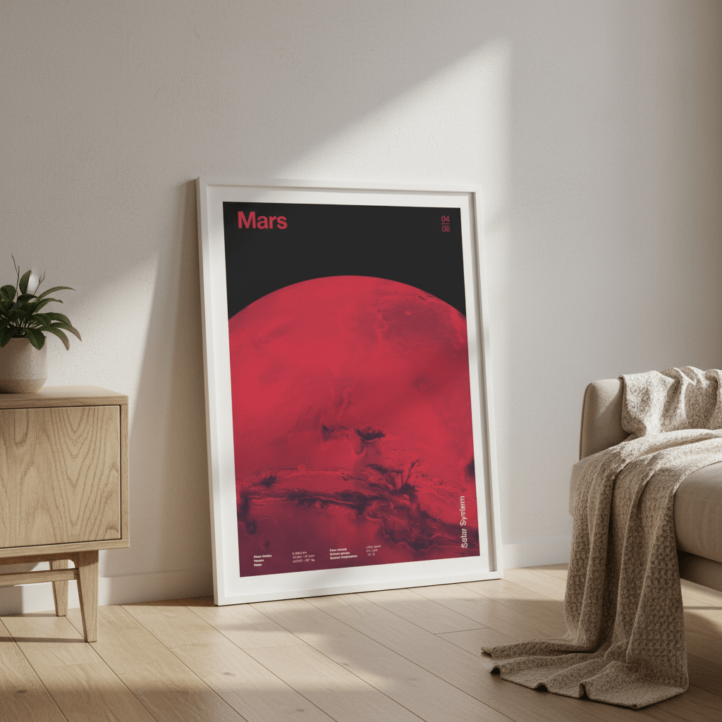 Mars - Futuristic Japan by Florent Bodart wall - art - picture - poster
