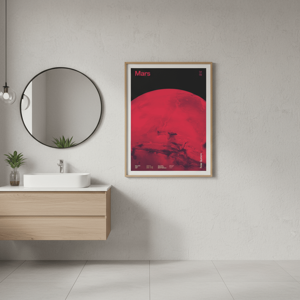 Mars - Futuristic Japan by Florent Bodart wall - art - picture - poster