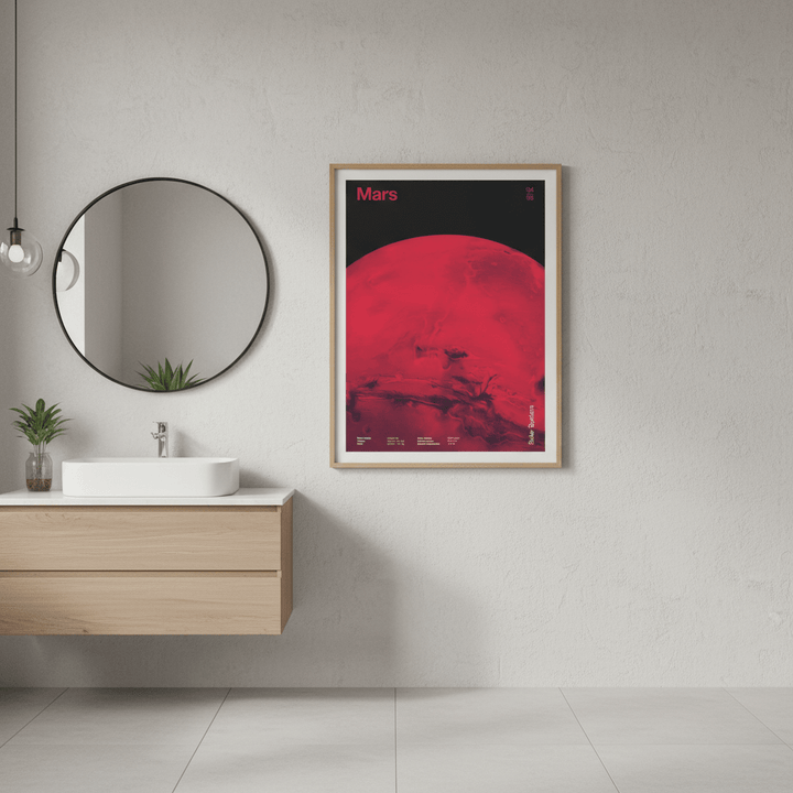 Mars - Futuristic Japan by Florent Bodart wall - art - picture - poster