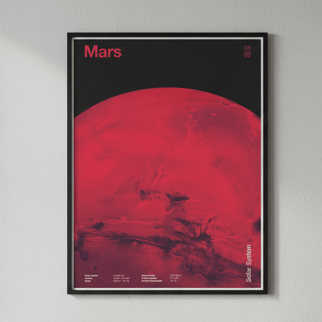 Mars - Futuristic Japan by Florent Bodart wall - art - picture - poster