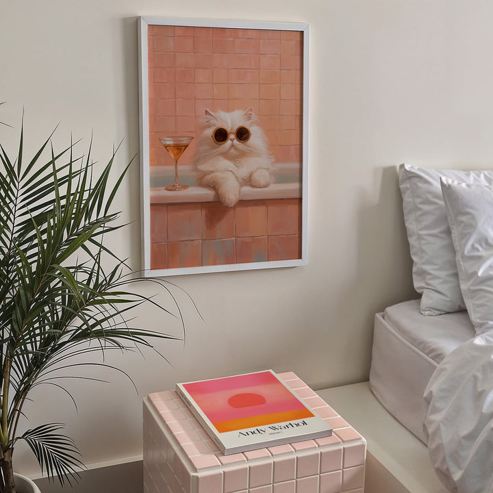 Martini Meow Wall Art wall - art - picture - poster