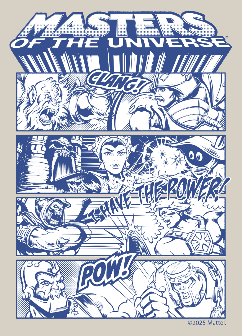 Masters of the Universe Comic Book Print Wall Art frame