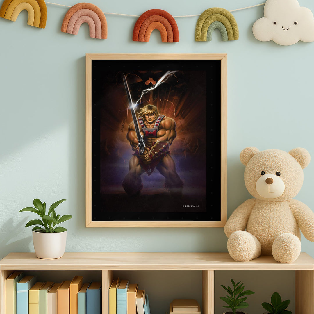 Masters of the Universe He Man Sketch Print wall - art - picture - poster