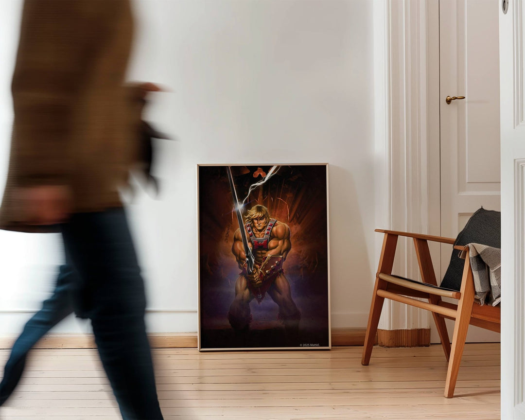 Masters of the Universe He Man Sketch Print wall - art - picture - poster