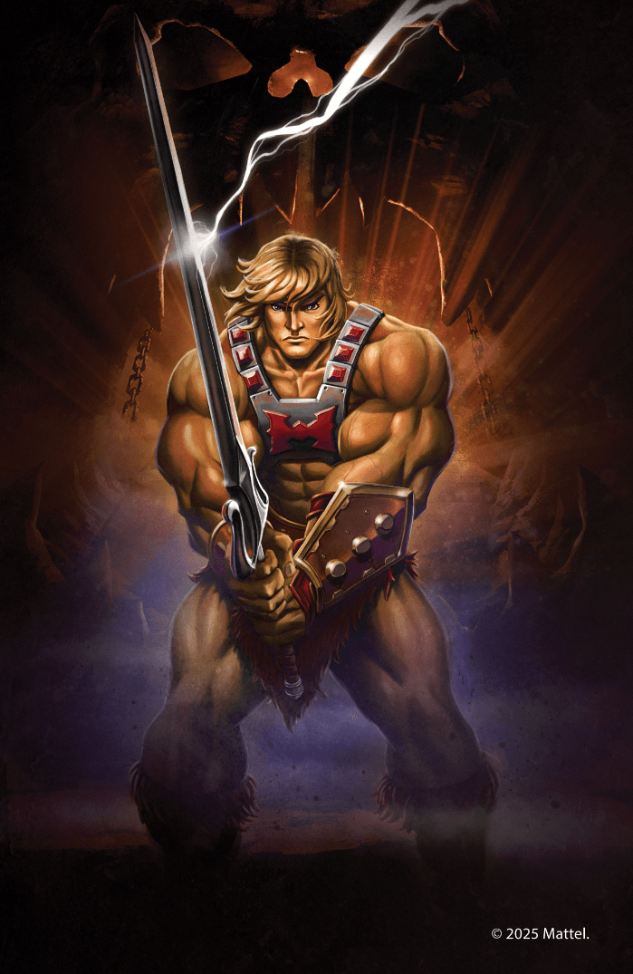 Masters of the Universe He Man Sketch Print frame