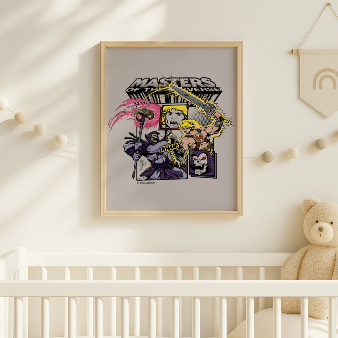 Masters of the Universe He Man vs Skeletor Comic Print wall - art - picture - poster
