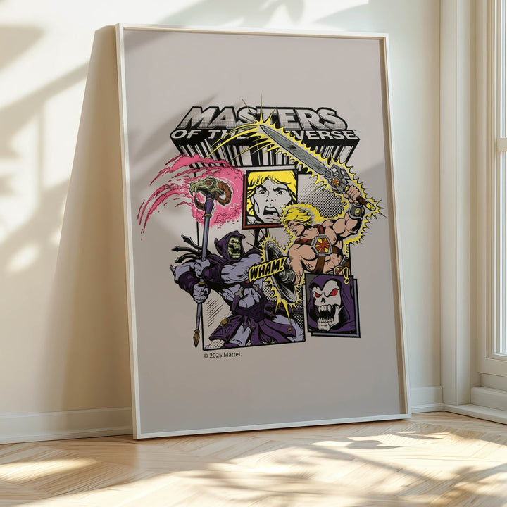 Masters of the Universe He Man vs Skeletor Comic Print wall - art - picture - poster
