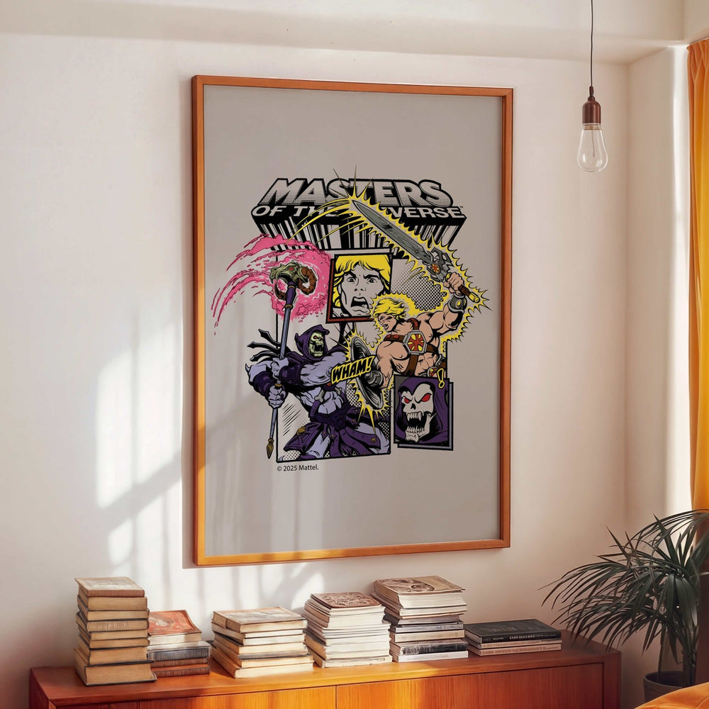 Masters of the Universe He Man vs Skeletor Comic Print wall - art - picture - poster