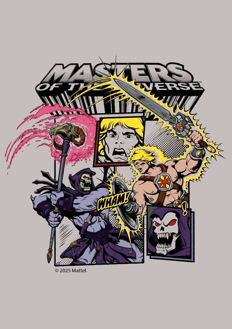 Masters of the Universe He Man vs Skeletor Comic Print frame