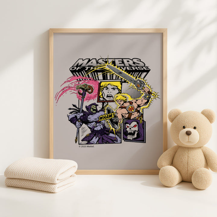 Masters of the Universe He Man vs Skeletor Comic Print wall - art - picture - poster