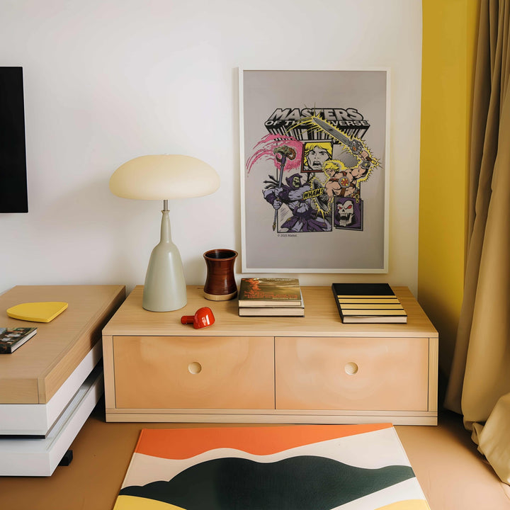 Masters of the Universe He Man vs Skeletor Comic Print wall - art - picture - poster