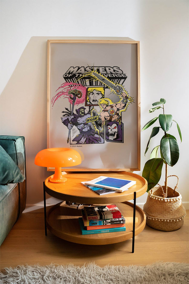 Masters of the Universe He Man vs Skeletor Comic Print wall - art - picture - poster