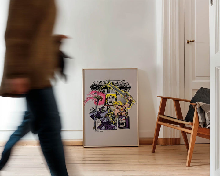 Masters of the Universe He Man vs Skeletor Comic Print wall - art - picture - poster