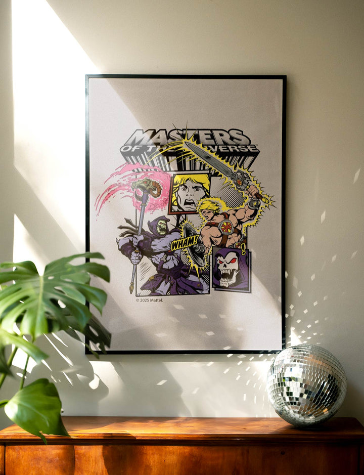 Masters of the Universe He Man vs Skeletor Comic Print wall - art - picture - poster