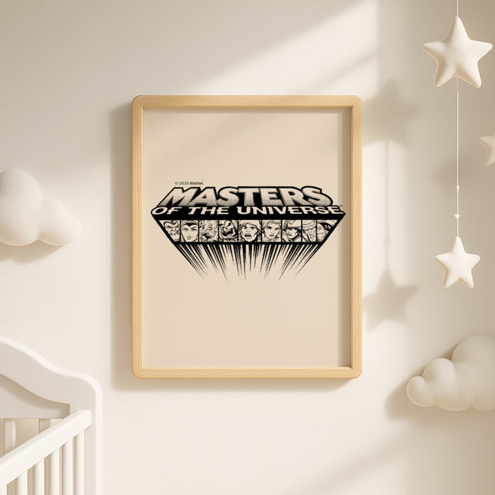 Masters of the Universe Heroes Logo Wall Art Poster wall - art - picture - poster