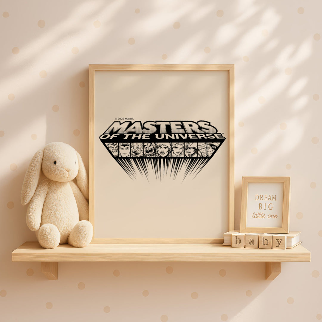 Masters of the Universe Heroes Logo Wall Art Poster wall - art - picture - poster