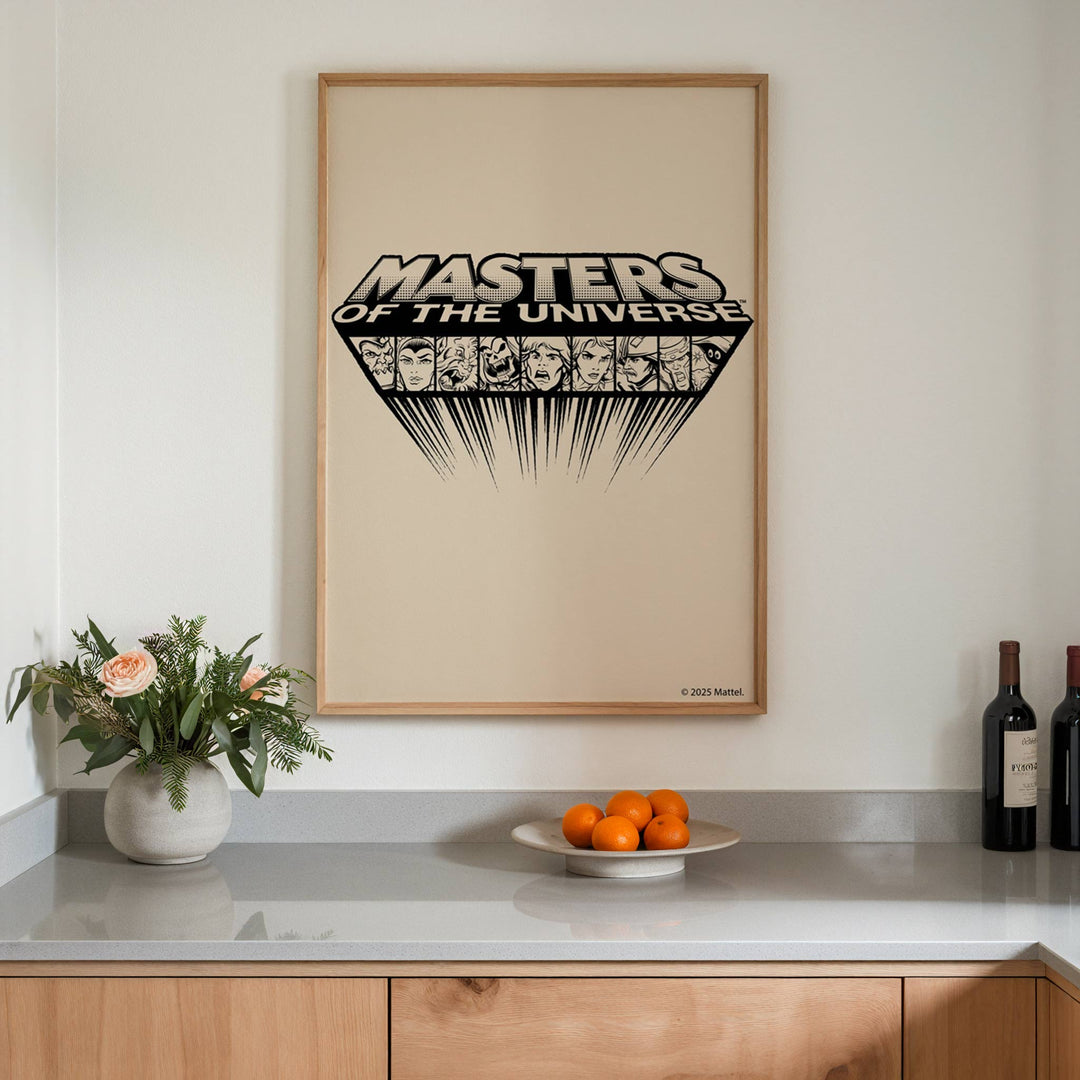 Masters of the Universe Heroes Logo Wall Art Poster wall - art - picture - poster
