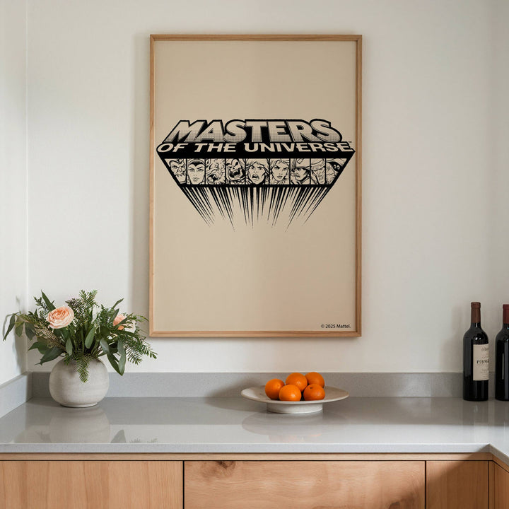 Masters of the Universe Heroes Logo Wall Art Poster wall - art - picture - poster