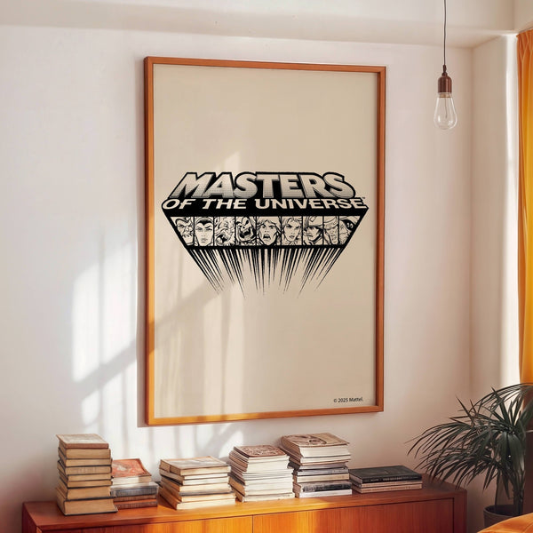 Masters of the Universe Heroes Logo Wall Art Poster