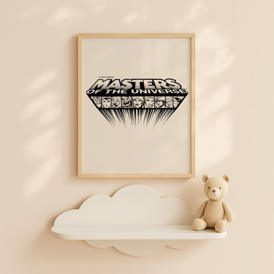 Masters of the Universe Heroes Logo Wall Art Poster wall - art - picture - poster