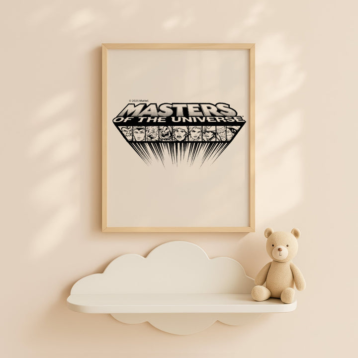 Masters of the Universe Heroes Logo Wall Art Poster wall - art - picture - poster