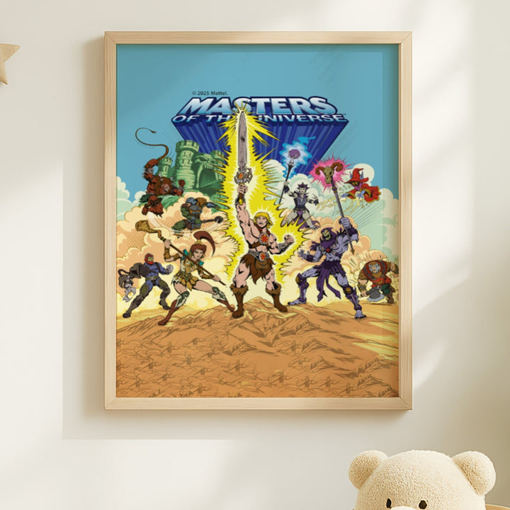 Masters of the Universe Heros Comic Book Cover Retro Wall Art wall - art - picture - poster