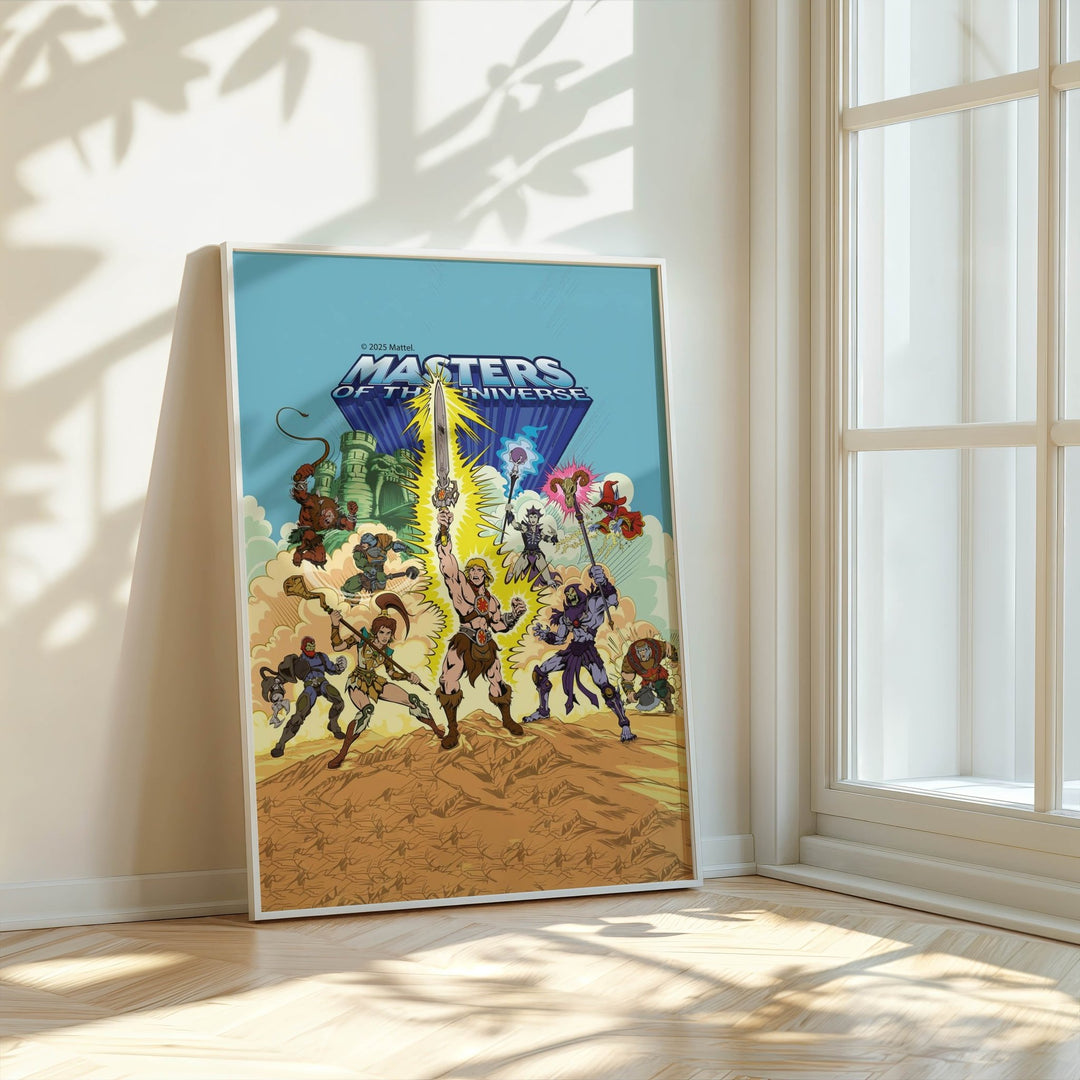 Masters of the Universe Heros Comic Book Cover Retro Wall Art wall - art - picture - poster